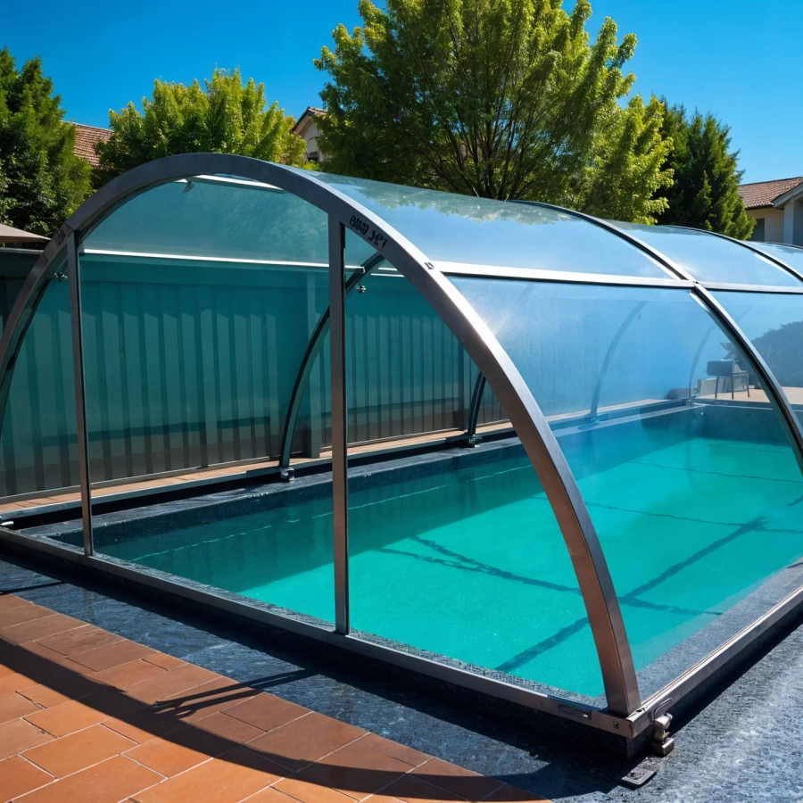Nowoczesne zadaszenia basenowe w poliwęglanu